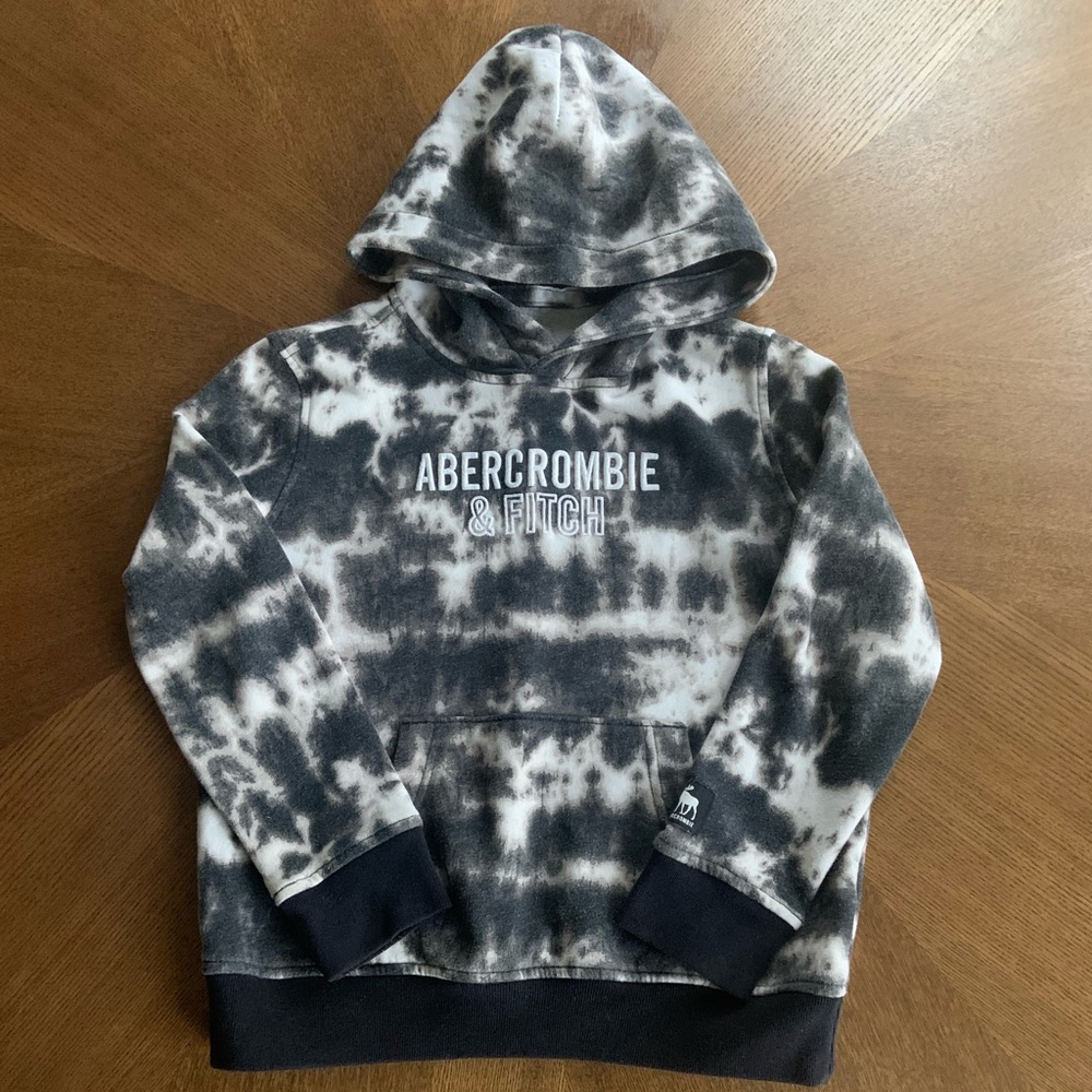 Abercrombie kids Boys Sweatshirt hoodie tie die 7/8